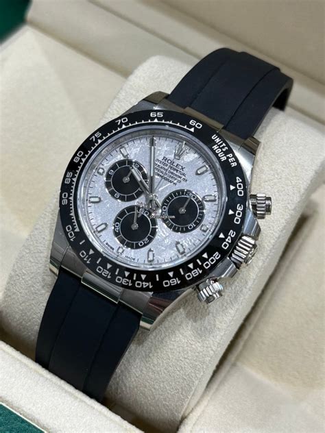 rolex daytona meteorite replica|rolex daytona 116519ln for sale.